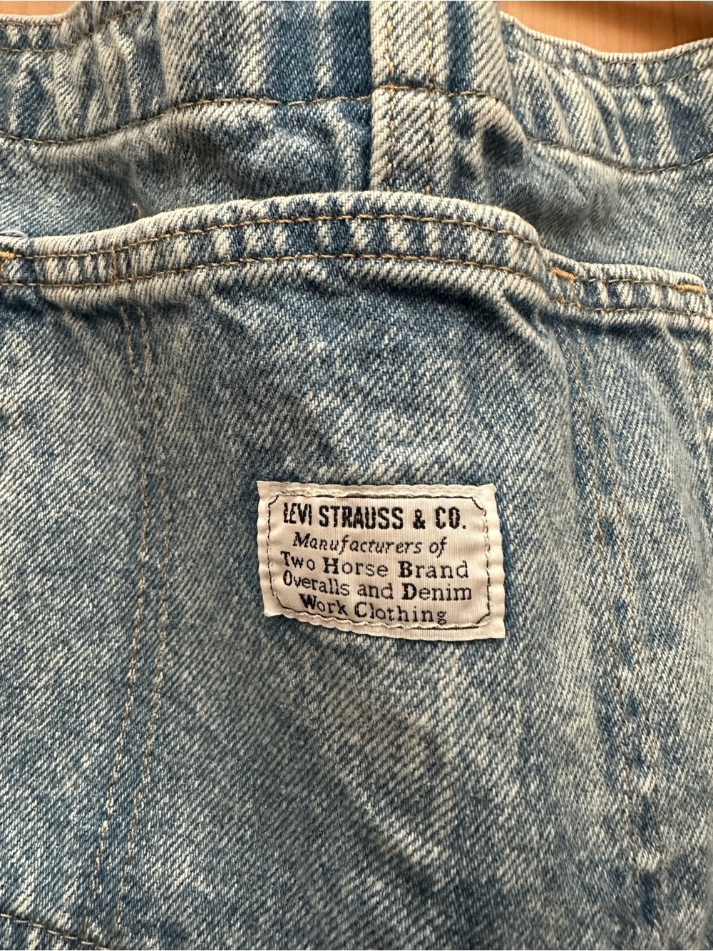 Levi's Light Blue Denim Overalls